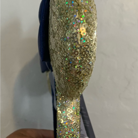 Walt Disney World  50th anniversary Minnie Mouse Ears headband Gold And Blue - Picture 9 of 10